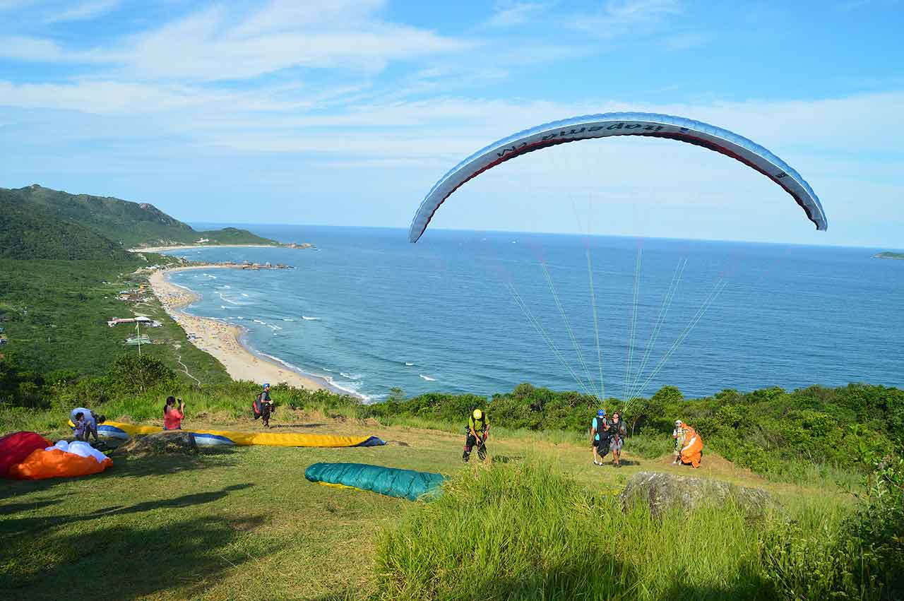 Paisagem de Florianópolis vista do alto