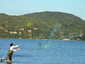 Pesca na Praia Daniela