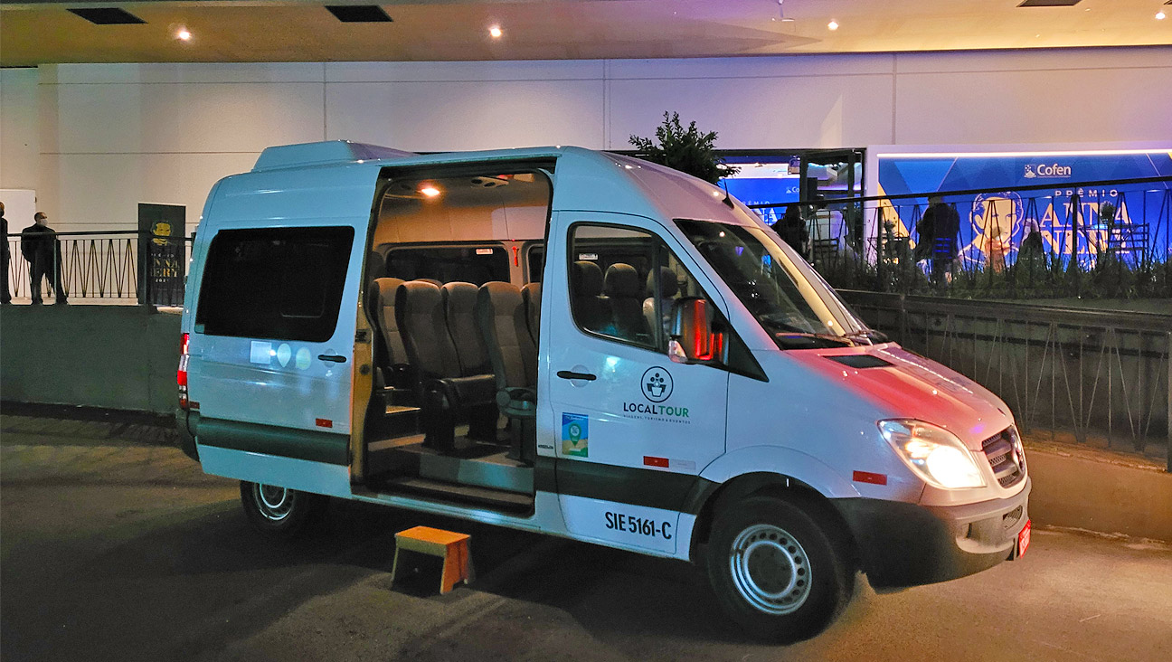 Van para eventos, transfer, transporte
