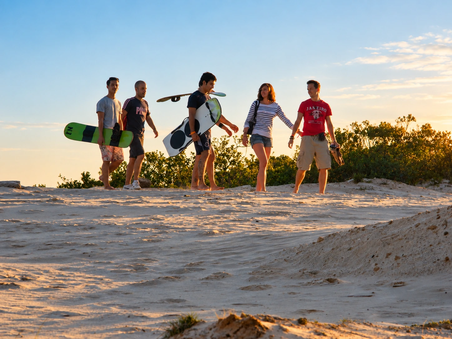Sandboard nas dunas de Florianópolis