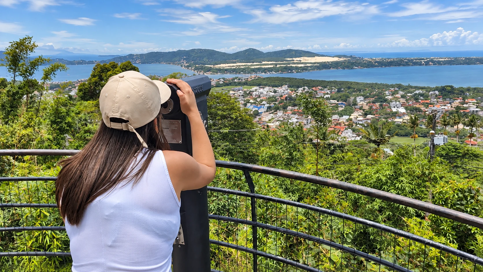 Vista da Lagoa da Conceição durante o Floripa Espetacular