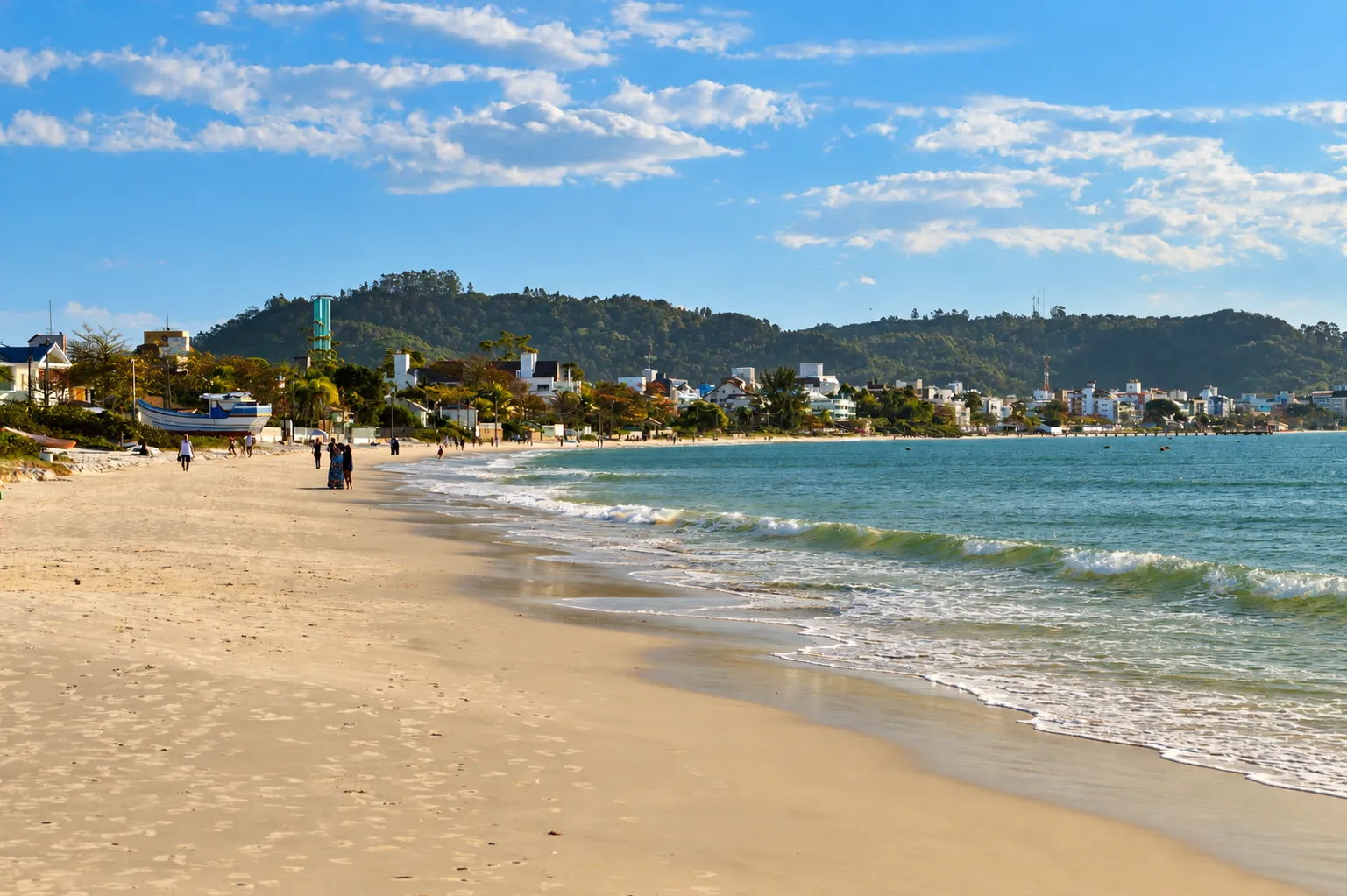 Praia da Cachoeira do Bom Jesus em Florianópolis