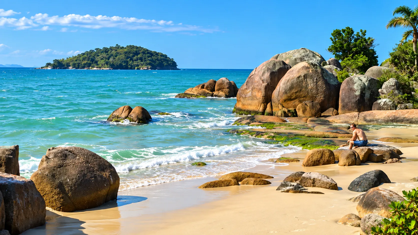 Praia de Canajurê em Florianópolis