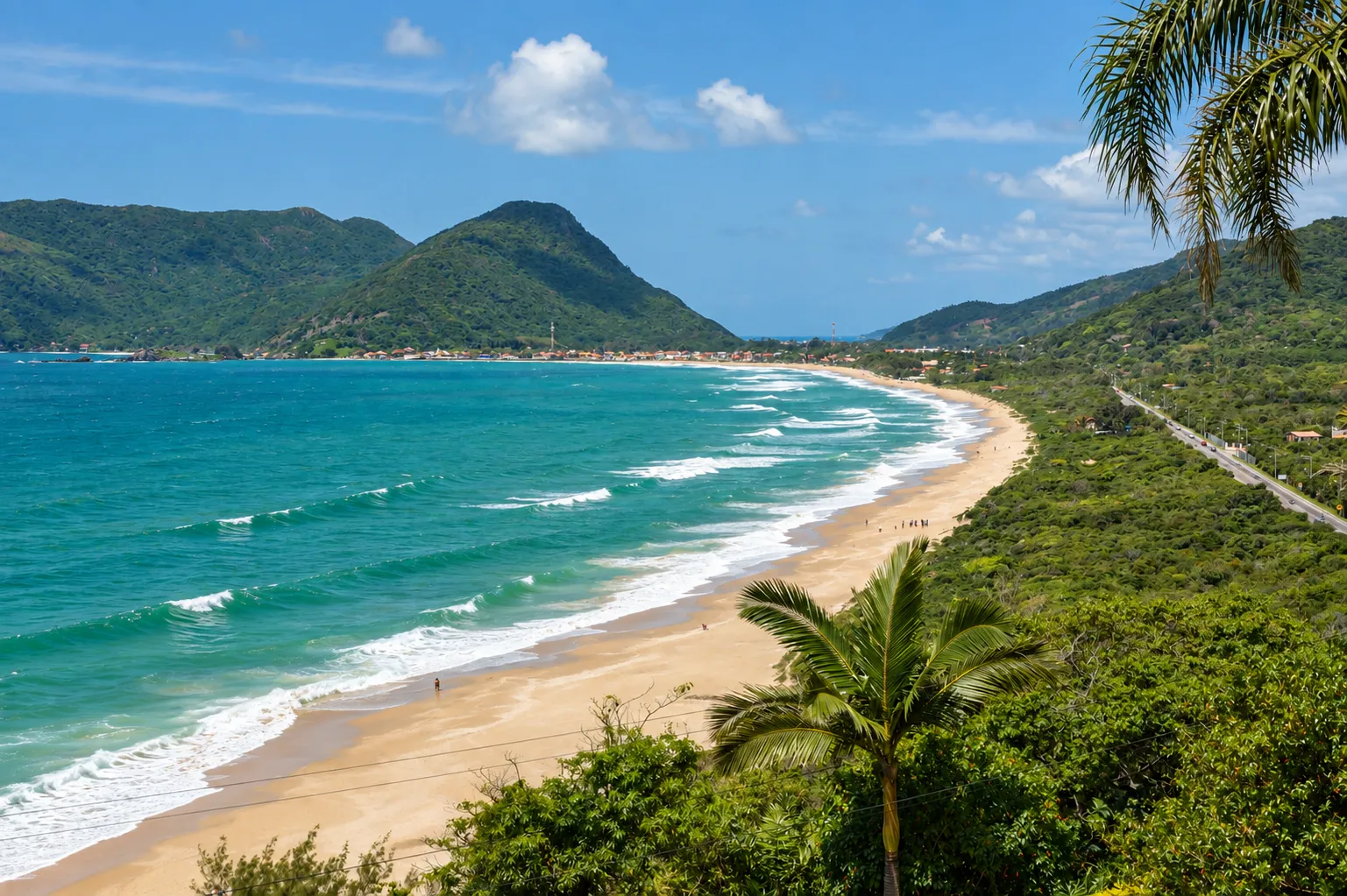 Praia da Armação em Florianópolis