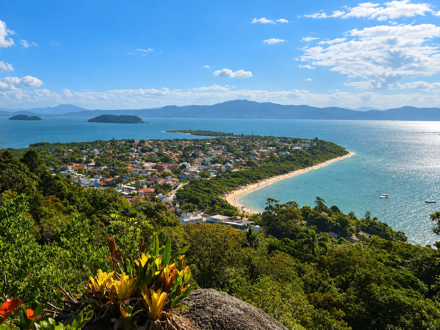 Praia da Daniela em Florianópolis