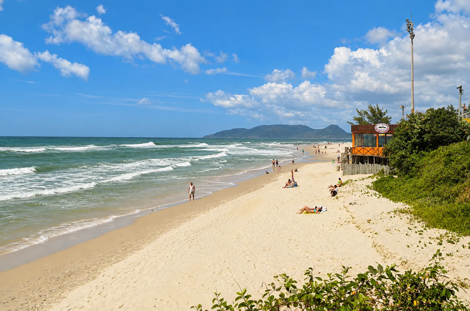 Praia do Campeche em Florianópolis