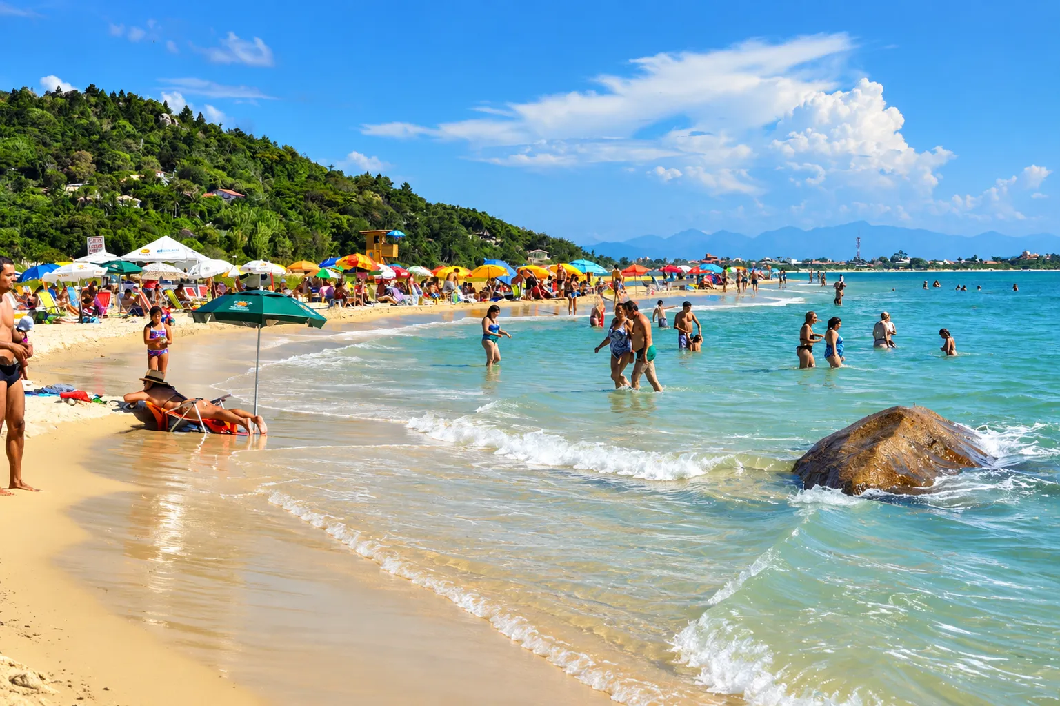 Praia do Forte em Florianópolis