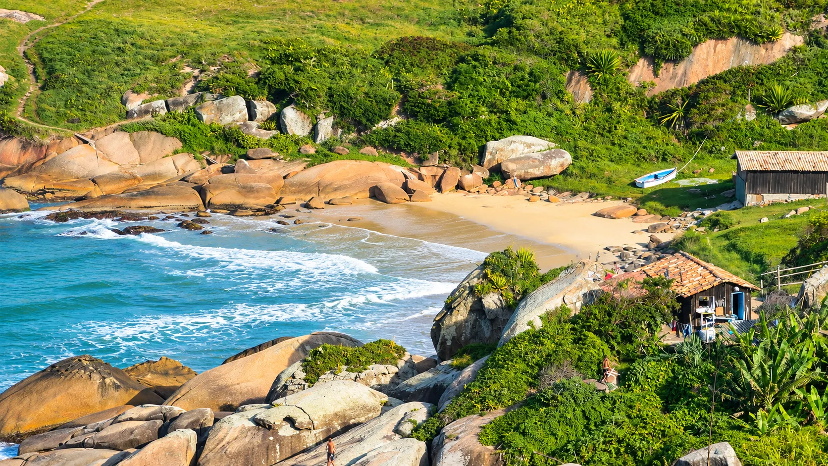 Praia do Gravatá em Florianópolis