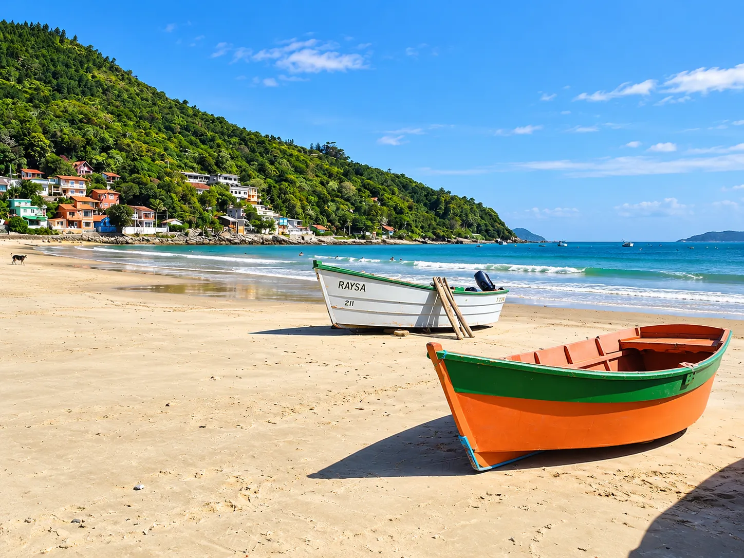 Praia do Pântano do Sul em Florianópolis