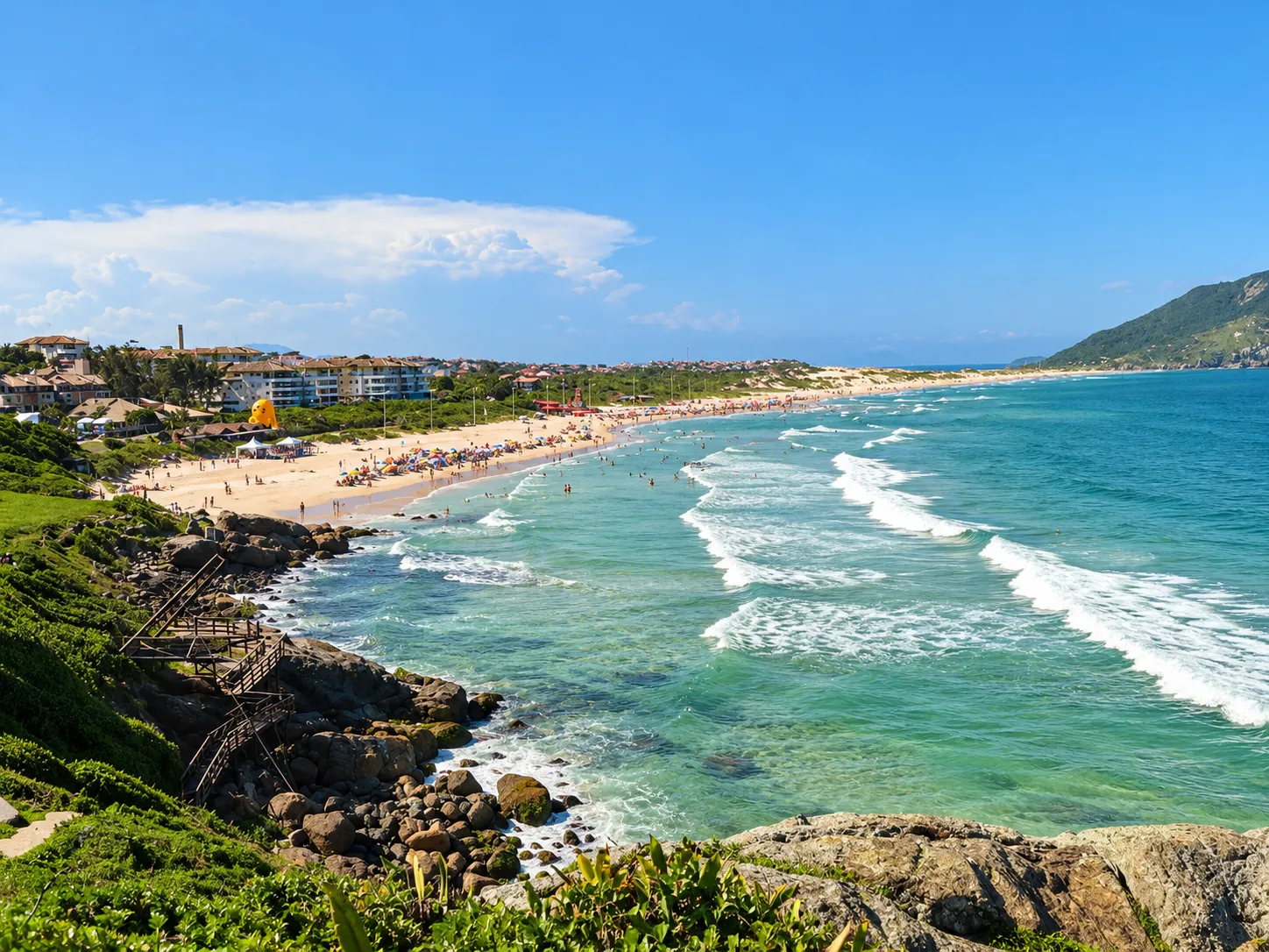 Praia do Santinho em Florianópolis