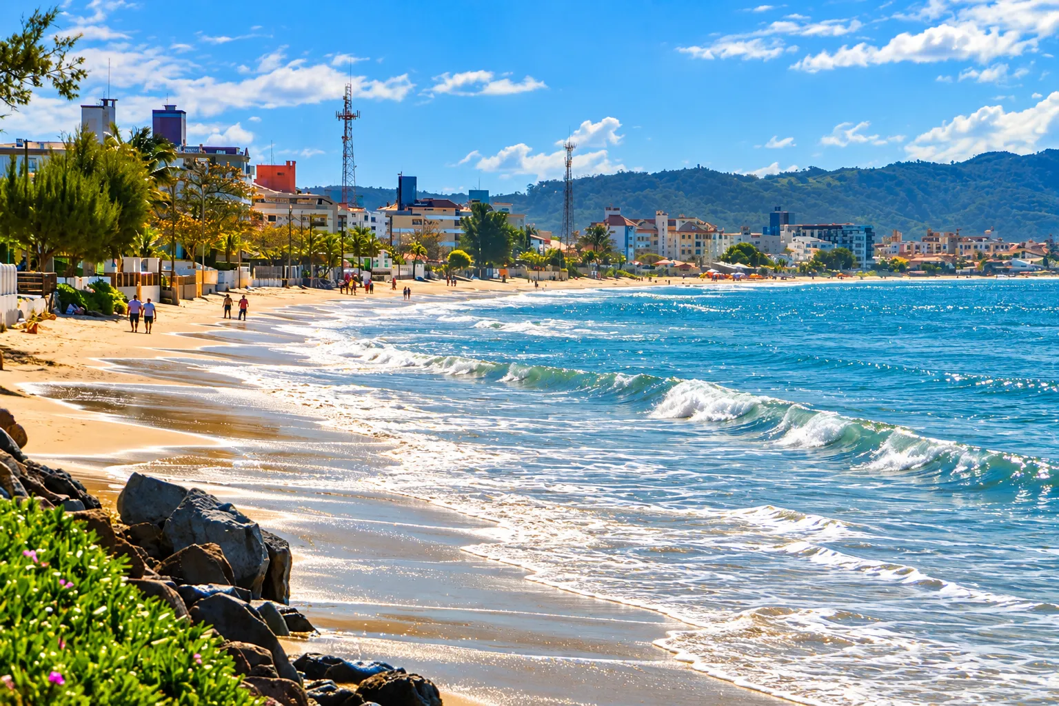Praia dos Ingleses em Florianópolis