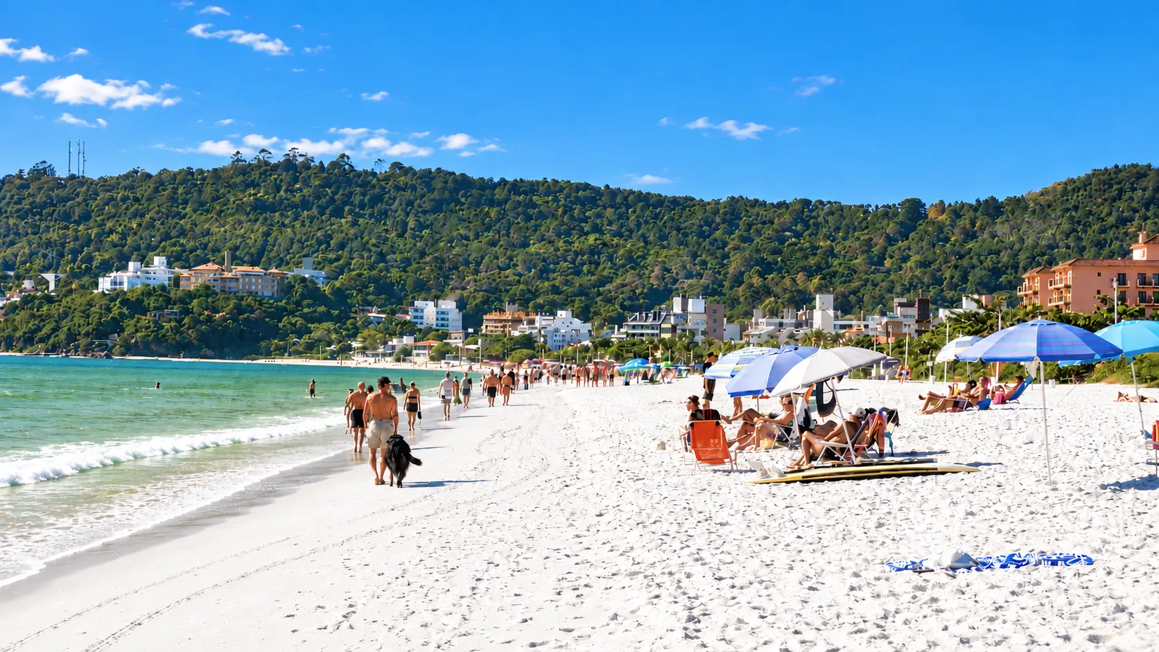 Praia de Jurerê em Florianópolis